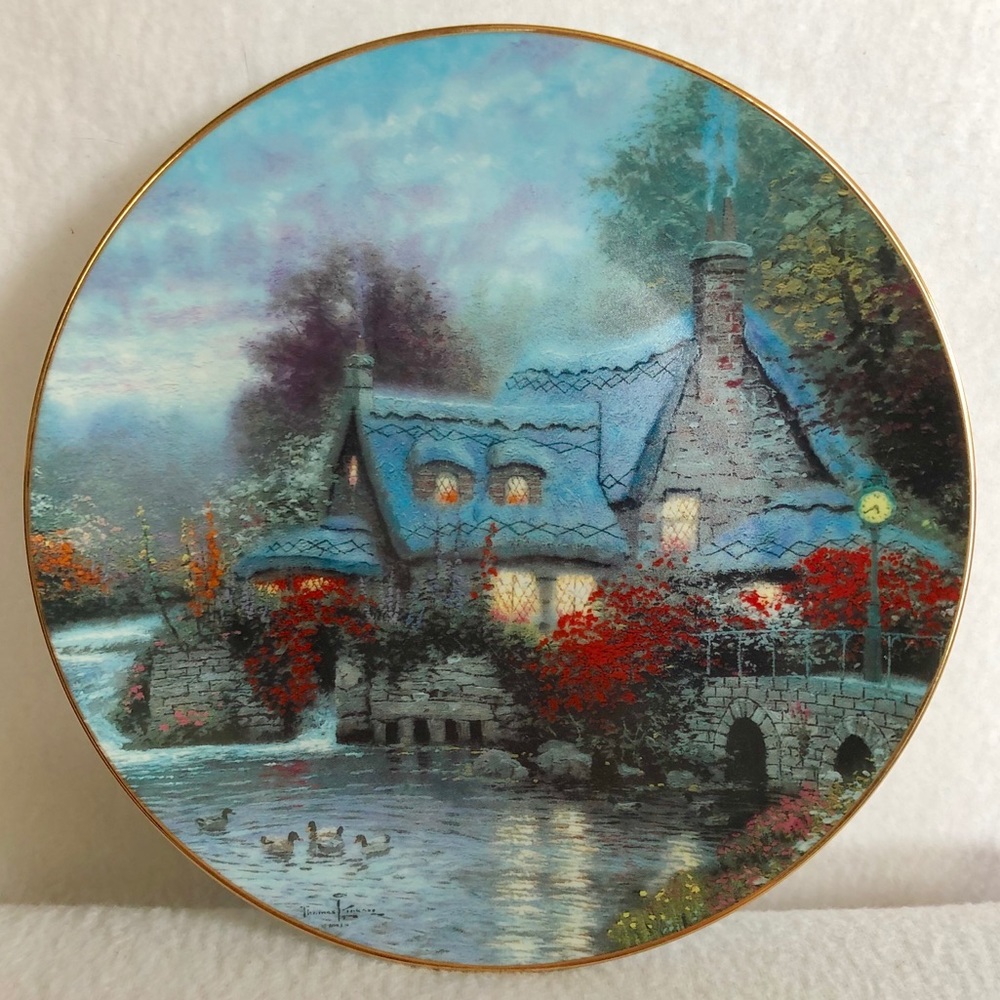 Thomas Kinkade’s “Olde Thomashire Mill” Plate